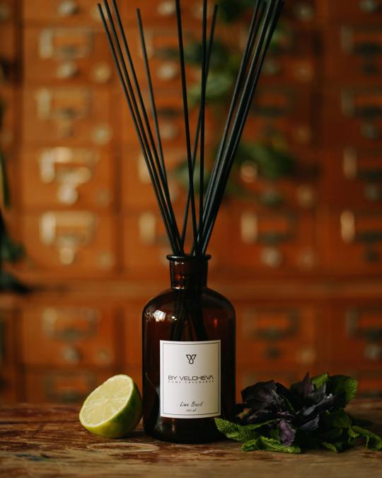 LIME BASIL - Reed diffuser